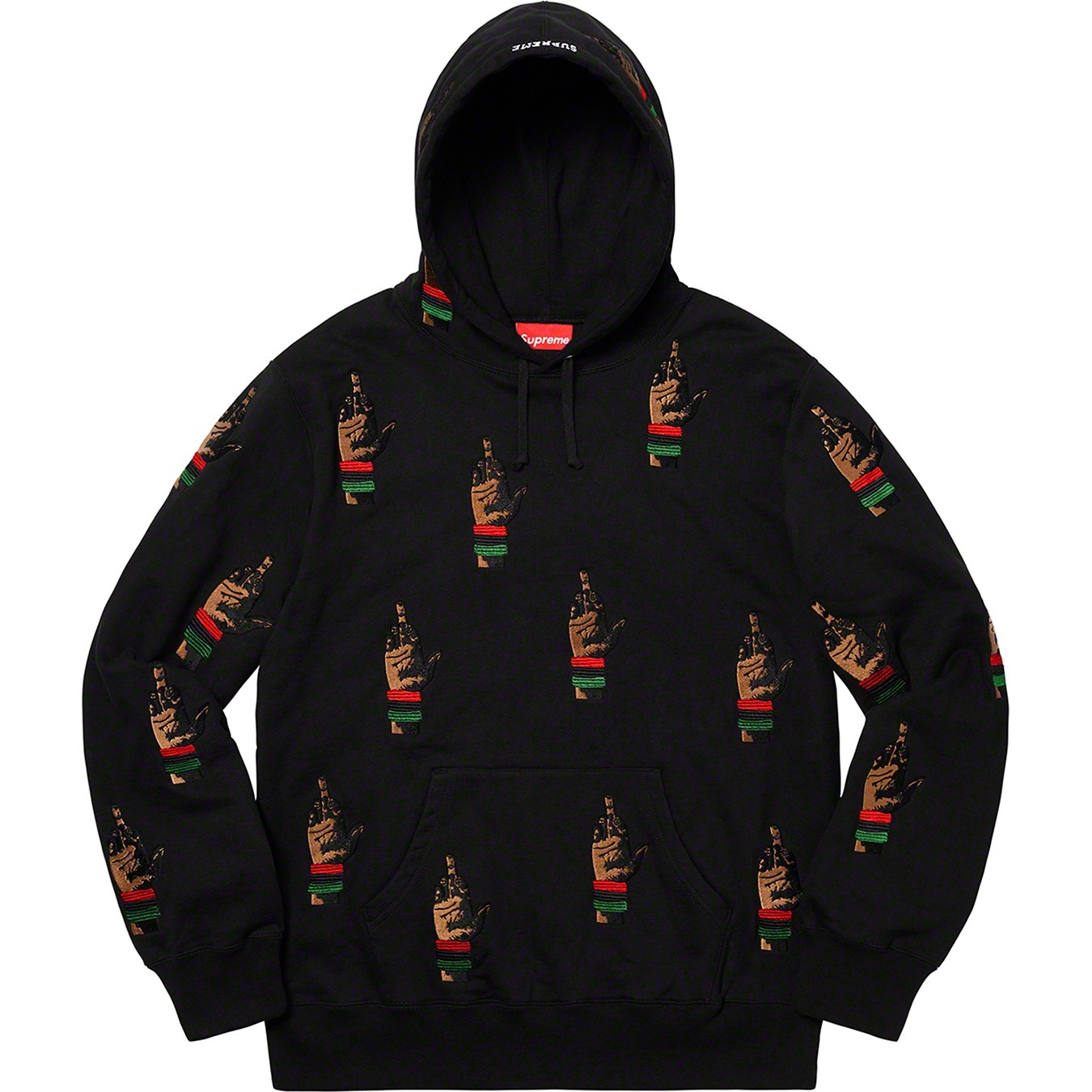 Supreme/dead prez RBG Embroidered Hooded Sweatshirt view 6
